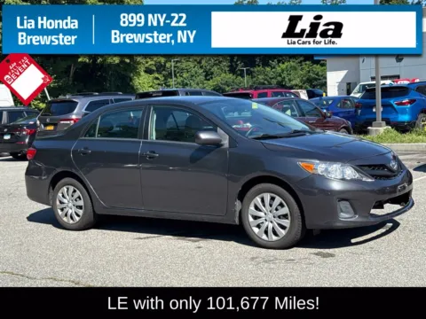 Gray 2013 Toyota Corolla LE for sale in Brewster, NY