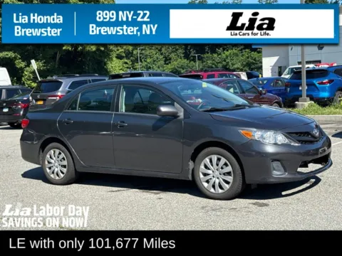 Gray 2013 Toyota Corolla LE for sale in Brewster, NY