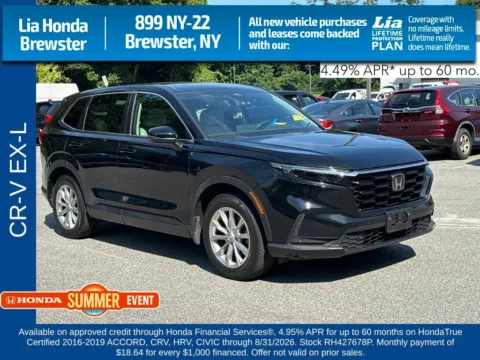 Black 2024 Honda CR-V EX-L for sale in Brewster, NY