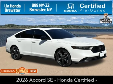 White 2026 Honda Accord SE for sale in Brewster, NY