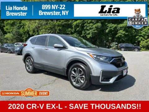Silver 2020 Honda CR-V EX-L for sale in Brewster, NY