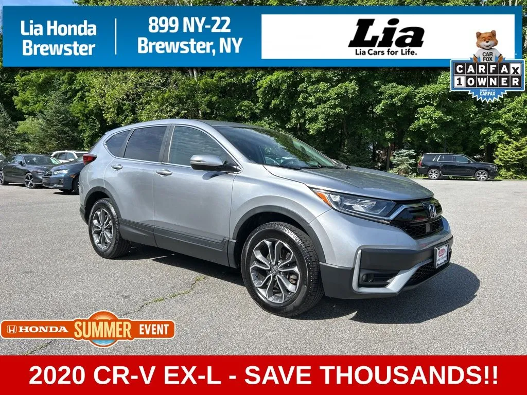 Silver 2020 Honda CR-V EX-L for sale in Brewster, NY