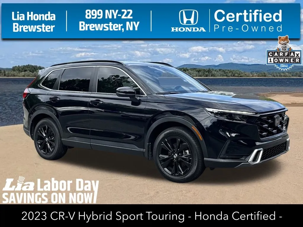 Black 2023 Honda CR-V Hybrid Sport Touring for sale in Brewster, NY