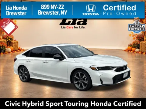 White 2026 Honda Civic Hybrid Sport Touring for sale in Brewster, NY