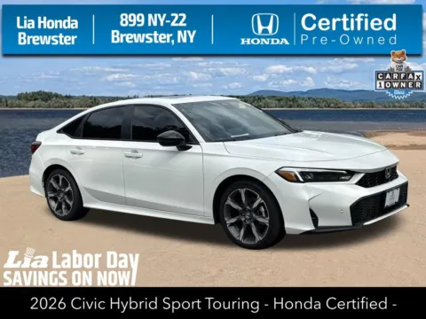 White 2026 Honda Civic Hybrid Sport Touring for sale in Brewster, NY