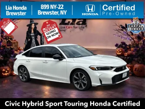 White 2026 Honda Civic Hybrid Sport Touring for sale in Brewster, NY