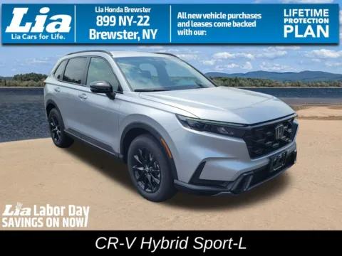 Silver 2026 Honda CR-V Hybrid Sport-L for sale in Brewster, NY