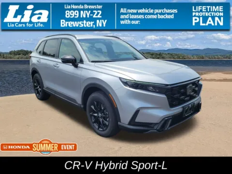 Silver 2026 Honda CR-V Hybrid Sport-L for sale in Brewster, NY
