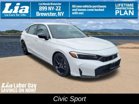 White 2026 Honda Civic Sport for sale in Brewster, NY