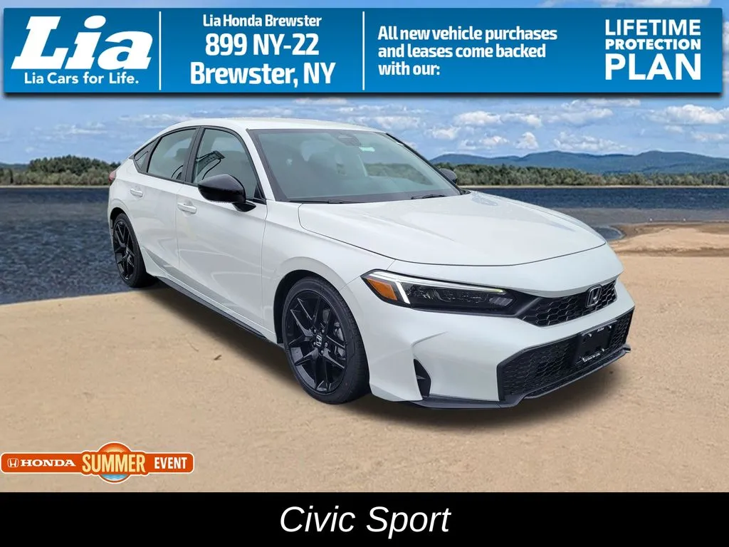 White 2026 Honda Civic Sport for sale in Brewster, NY