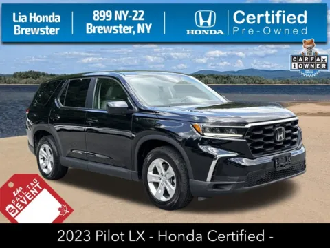 Black 2023 Honda Pilot LX for sale in Brewster, NY