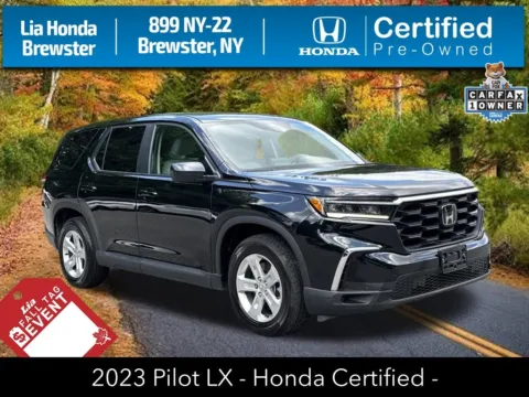 Black 2023 Honda Pilot LX for sale in Brewster, NY