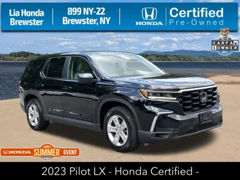 Black 2023 Honda Pilot LX for sale in Brewster, NY