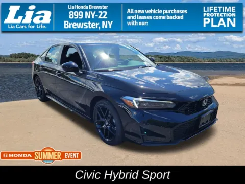 Black 2026 Honda Civic Hybrid Sport for sale in Brewster, NY
