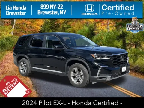 Black 2024 Honda Pilot EX-L for sale in Brewster, NY