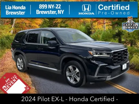 Black 2024 Honda Pilot EX-L for sale in Brewster, NY