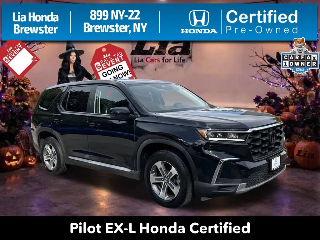 Black 2024 Honda Pilot EX-L for sale in Brewster, NY