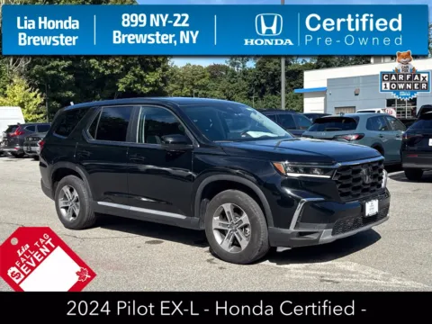 Black 2024 Honda Pilot EX-L for sale in Brewster, NY