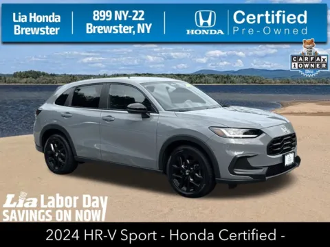 Gray 2024 Honda HR-V Sport for sale in Brewster, NY
