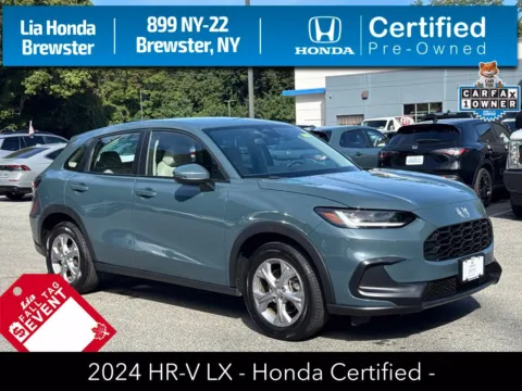 Green 2024 Honda HR-V LX for sale in Brewster, NY