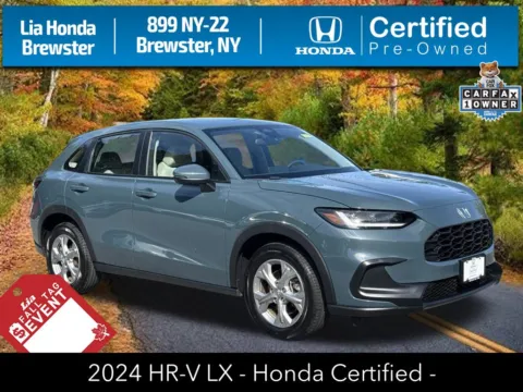 Green 2024 Honda HR-V LX for sale in Brewster, NY