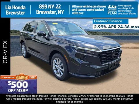 Black 2026 Honda CR-V EX for sale in Brewster, NY