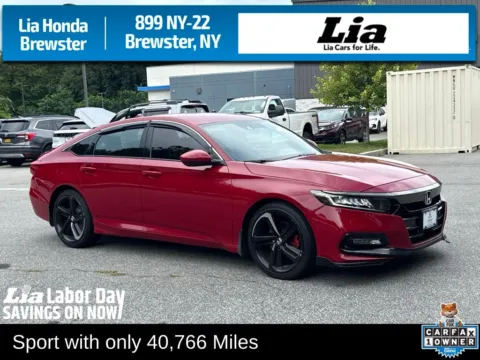 Red 2020 Honda Accord Sport for sale in Brewster, NY