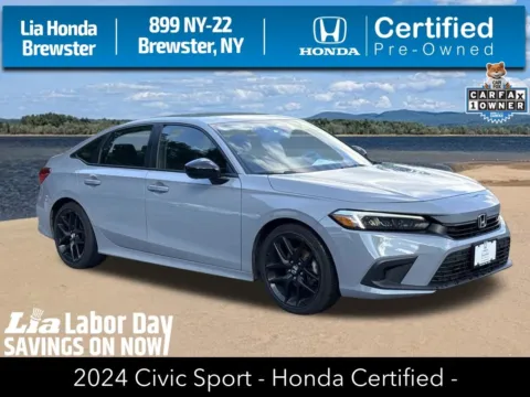 Gray 2024 Honda Civic Sport for sale in Brewster, NY