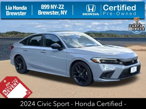 Gray 2024 Honda Civic Sport for sale in Brewster, NY