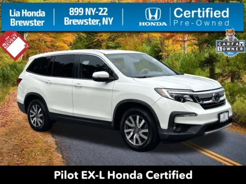 White 2019 Honda Pilot EX-L for sale in Brewster, NY