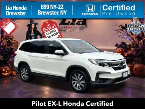 White 2019 Honda Pilot EX-L for sale in Brewster, NY