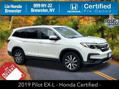 White 2019 Honda Pilot EX-L for sale in Brewster, NY