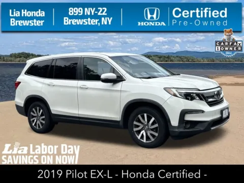 White 2019 Honda Pilot EX-L for sale in Brewster, NY