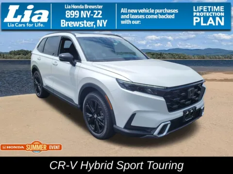 White 2026 Honda CR-V Hybrid Sport Touring for sale in Brewster, NY