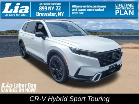 White 2026 Honda CR-V Hybrid Sport Touring for sale in Brewster, NY