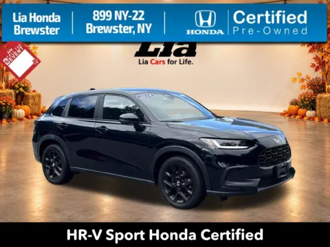 Black 2024 Honda HR-V Sport for sale in Brewster, NY