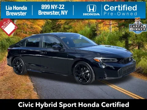 Black 2026 Honda Civic Hybrid Sport for sale in Brewster, NY
