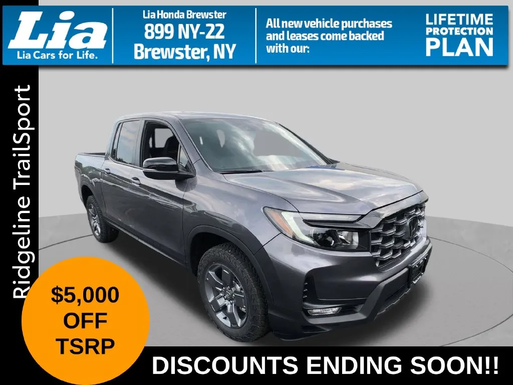 Gray 2026 Honda Ridgeline TrailSport for sale in Brewster, NY
