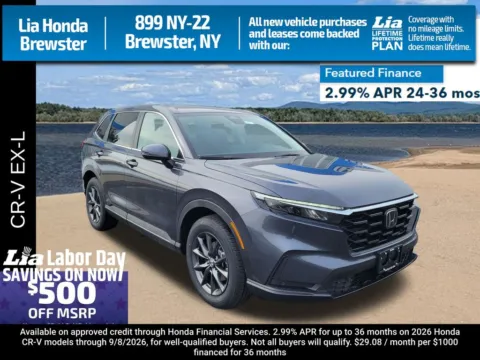 Gray 2026 Honda CR-V EX-L for sale in Brewster, NY