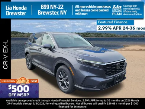 Gray 2026 Honda CR-V EX-L for sale in Brewster, NY