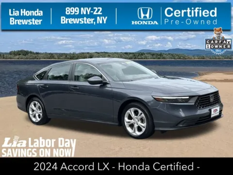 Gray 2024 Honda Accord LX for sale in Brewster, NY