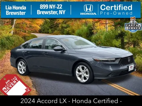 Gray 2024 Honda Accord LX for sale in Brewster, NY