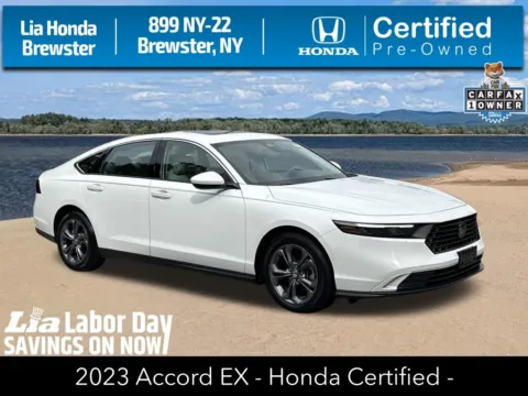 White 2023 Honda Accord EX for sale in Brewster, NY