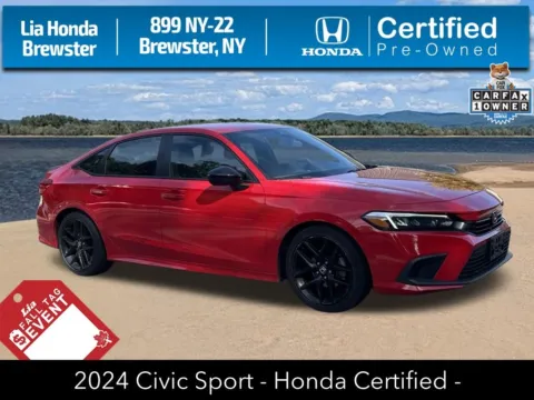 Red 2024 Honda Civic Sport for sale in Brewster, NY