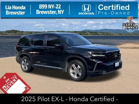 Black 2025 Honda Pilot EX-L for sale in Brewster, NY