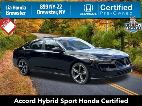 Black 2023 Honda Accord Hybrid Sport for sale in Brewster, NY