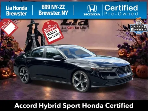 Black 2023 Honda Accord Hybrid Sport for sale in Brewster, NY