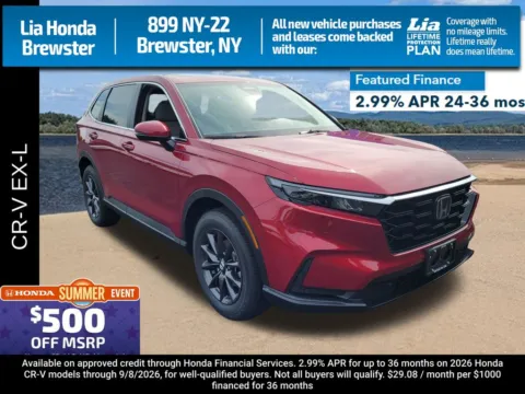 Red 2026 Honda CR-V EX-L for sale in Brewster, NY