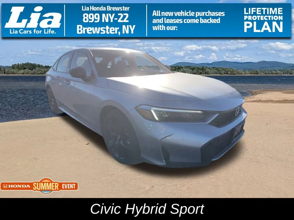Silver 2026 Honda Civic Hybrid Sport for sale in Brewster, NY