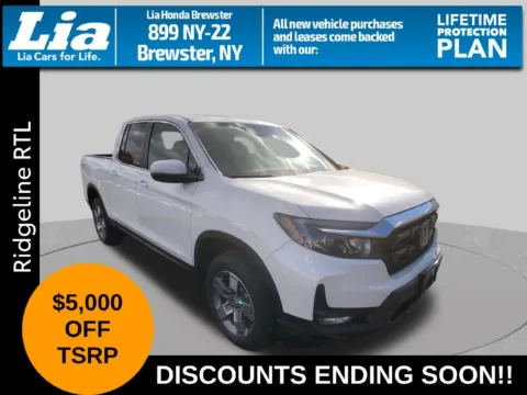 White 2026 Honda Ridgeline RTL for sale in Brewster, NY